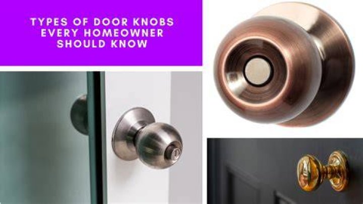 Do doorknobs have screws?
