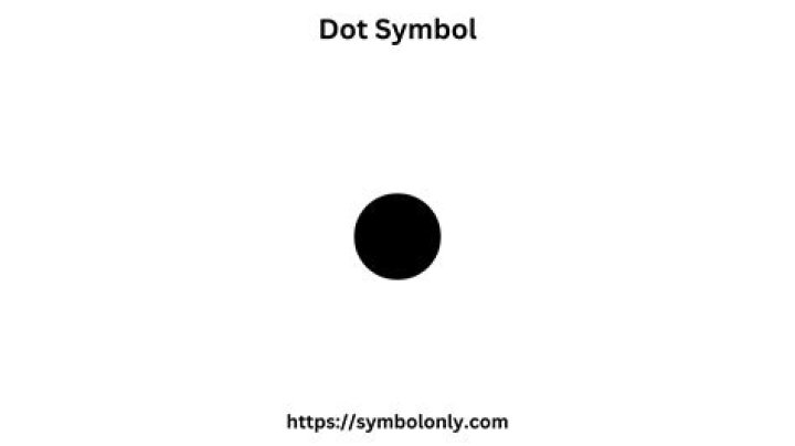 How to type a large dot?