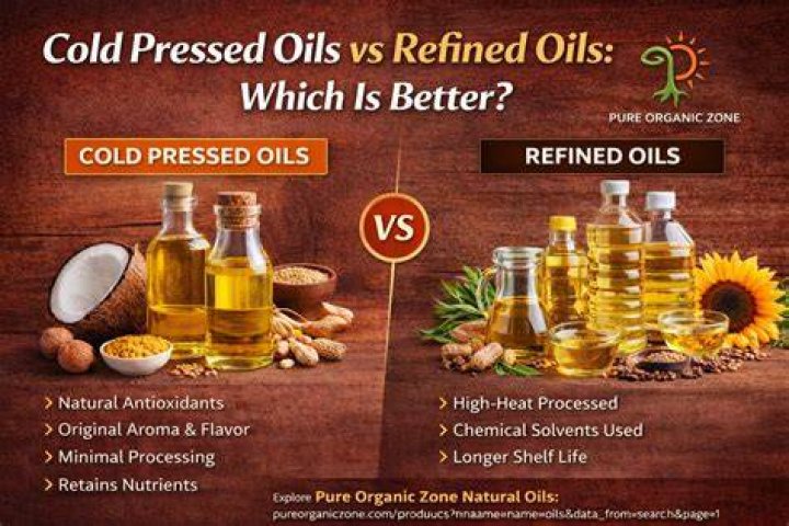 Which oils are cold pressed?